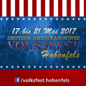 Deutsch-Amerikanisches Volksfest Hohenfels 2017 - 17. bis 21. Mai 2017-- Bild: volksfest-grafenwoehr.de