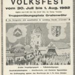 Sonderstempel der Bundespost 1982 anlässlich des Deutsch-Amerikanischen Volksfest. -- Bild: Archiv Kultur- und Militärmuseum Grafenwöhr