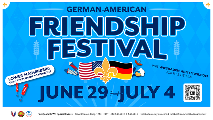 Deutsch-Amerikanisches Freundschaftsfest in Wiesbaden 2023. Bild: U.S. Army MWR Wiesbaden