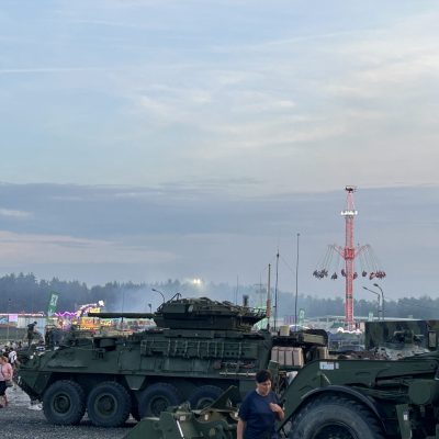 Deutsch-Amerikanisches Volksfest Grafenwöhr 2024 - Militärausstellung der US-Armee.
