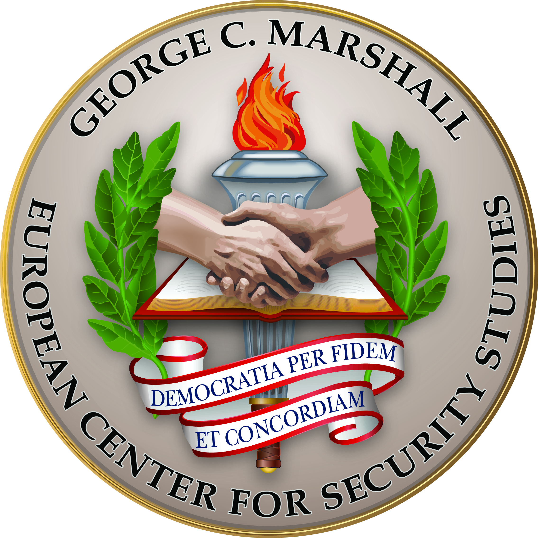 Logo des George C. Marshall Center - Europäisches Zentrum für Sicherheitsstudien