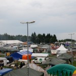 Blick über den Festplatz des Deutsch-Amerikanische Volksfest Grafenwöhr.