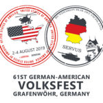 Logo des Deutsch-Amerikanischen Volksfest Grafenwöhr 2019, das Logo wurde von Grafenwoehr Family and MWR gestaltet. — Bild: Grafenwoehr Family and MWR